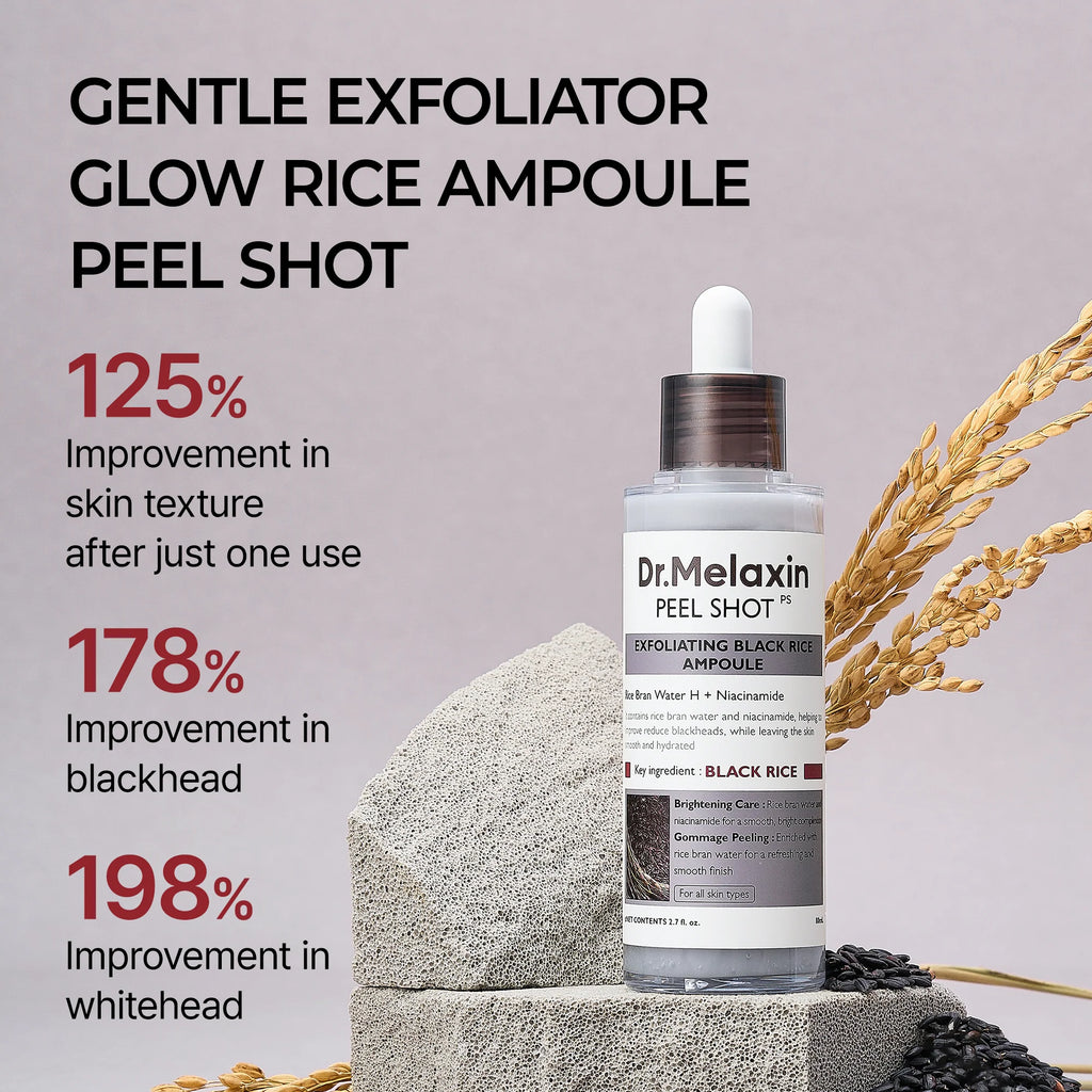 Dr.Melaxin ™ Peel Shot Black Rice Ampoule 80ml