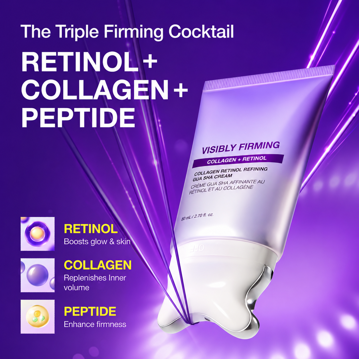 Collagen Retinol Refining Gua Sha Cream