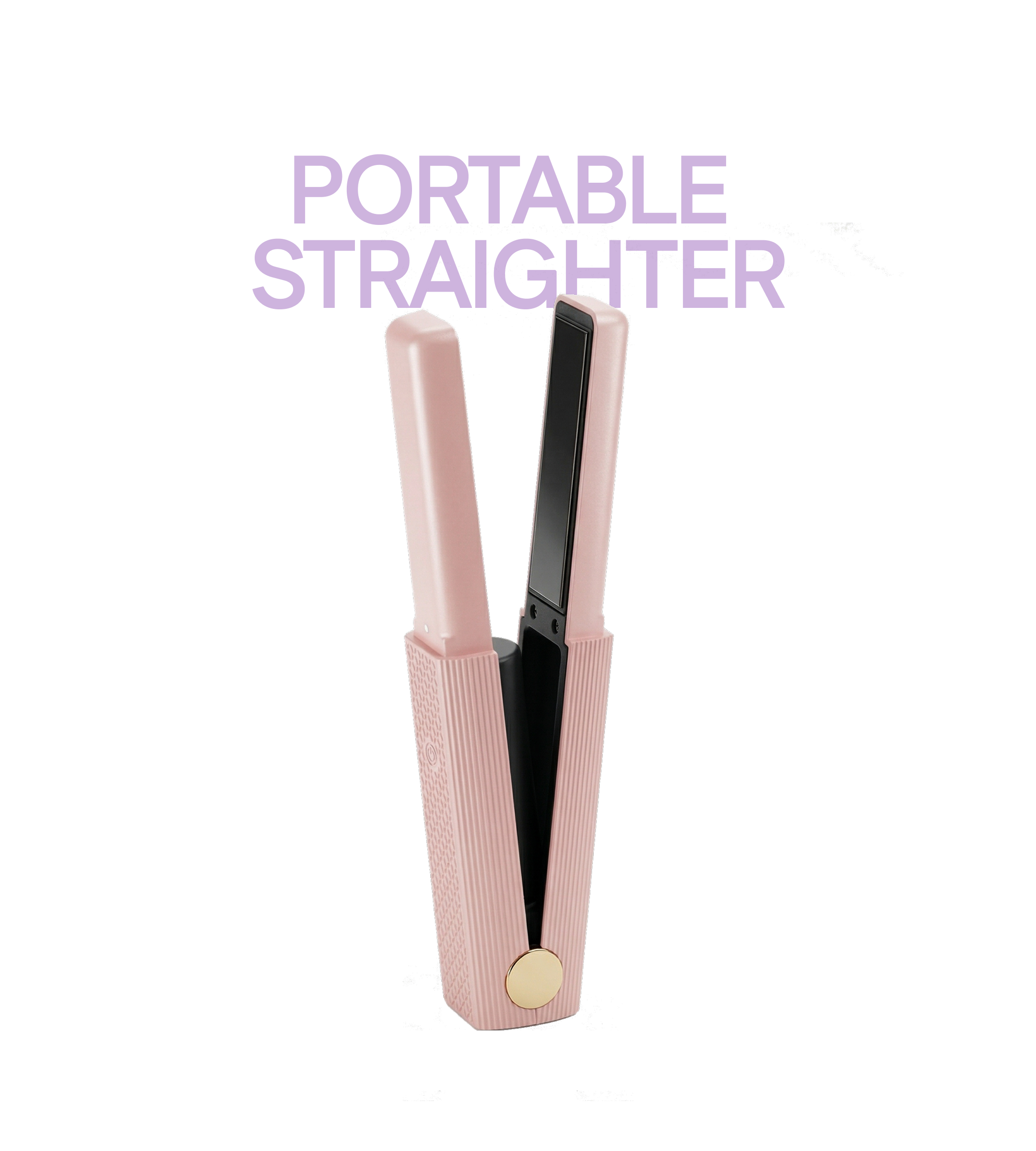 Portable hair straighter